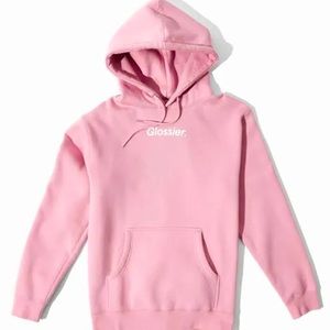 GLOSSIER Pink Hoodie